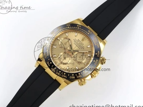 MiroTime 0220 Efficient Daytona 116518 Clean 1:1 Best Edition YG Dial on Oysterflex Rubber Strap SA 1673